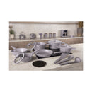 Berlinger Haus Küchenbedarf Haus 15-teiliges Kochgeschirr-Set matt Taupe Collection