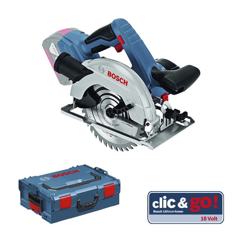 Bosch Professional Kreissäge Kreissäge GKS 18V-57 G clic&go ohne Akku&Ladegerät