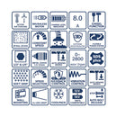 Bosch Professional Bohren & Schrauben 3 Tool kit 18V GSR+GDX+GBH+3x5.0Ah+GAL 12V/18V-80 0.615.A50.093