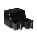 Berlinger Haus Heissluft Fryer House Double 4.1L + 4.1L Black Rose Collection