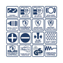 Bosch Professional Baugeräte 3Tool kit GSB 18V-65+GWS 18V-11+GBH 18V-24 C+VDE Screwdrivers+3x GBA 5.0Ah+GAL