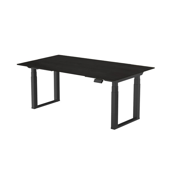 CONTINI Bürotisch höhenverstellbar 1.8x0.8m schwarz / Gestell ET223Q schwarz
