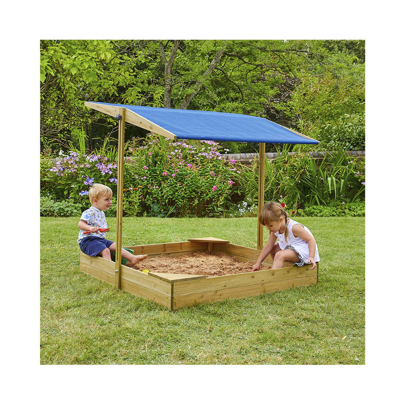 TP Toys Freizeit Outdoor Sandkasten mit Vordach FSC
