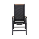 KynastExklusiv Gartenmöbel Kynast Exclusiv Gartenstuhl mit Lehne in Holzoptik