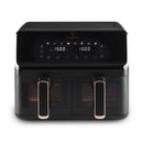 Berlinger Haus Heissluftfritteuse Haus Doppel- 4.1L + 4.1L  Black Rose Collection