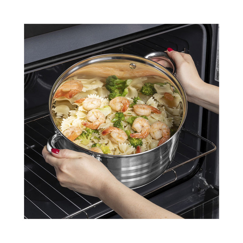 Blaumann Küchenbedarf Kochtopf Set 6.1L/3.6L/2.6L/1.9L Edelstahl Gourmet Line