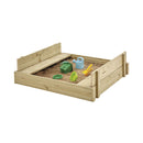 TP Toys Freizeit Outdoor Sandkasten mit Holzdeckel FSC