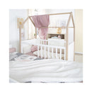 Roba per bambini letto per bambini con funzione laterale 60x120 cm cabane