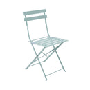 dameco Gartenmöbel Bistro Set Metall Gartentisch und 2 Stühle türkis matt