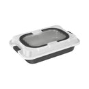 Berlinger Haus Küchenbedarf Haus länglicher Bräter mit Deckel Anthracite Collection