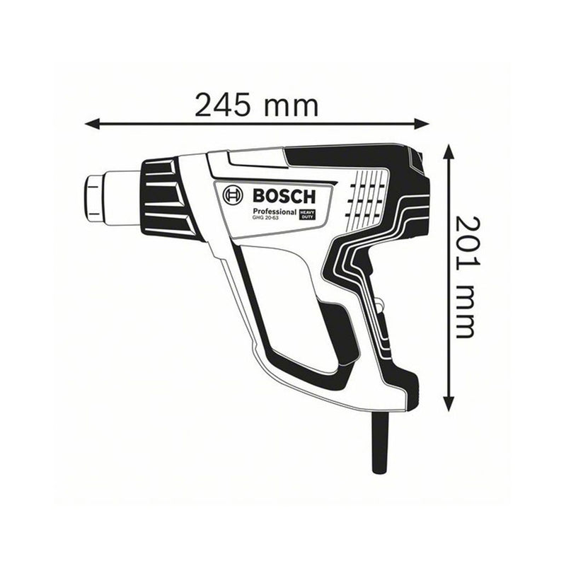 Bosch Professional Baugerät GHG 20-63 Heissluftgebläse