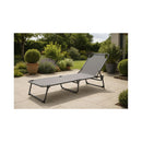 Contini garden furniture sun lounger anthracite