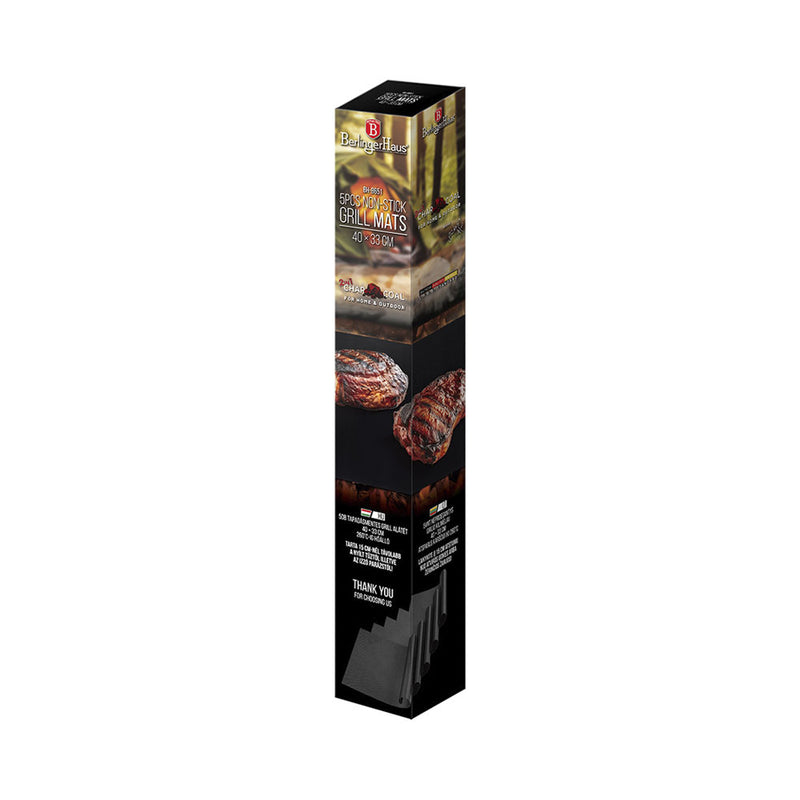 Berlinger Haus Grillieren_Frittiere Haus Grillmatte 40x30cm 5 Stk.