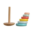 OWL & FOX children's room wood stacking tower FSC