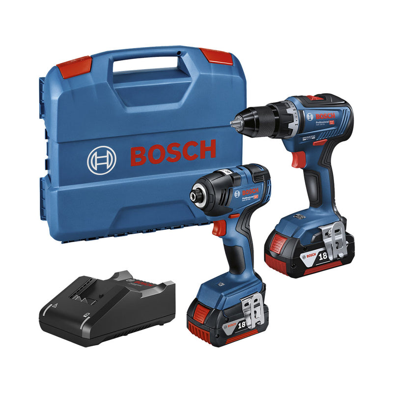 Bosch Professional Baugerät 2Tool Kit GDR 18V-200 + GSR 18V-55