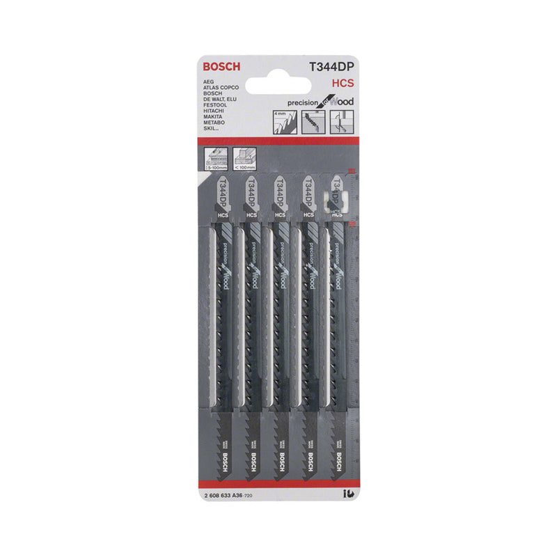 Bosch Bosch Zubehör 5 Stichsägeblätter T 344 DP