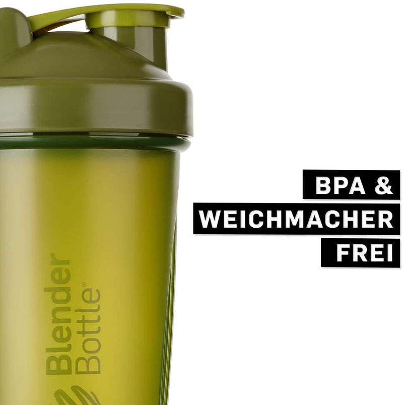 Blender Bottle Shaker für Eiweiss- und Sportgetränke Original Classic Loop