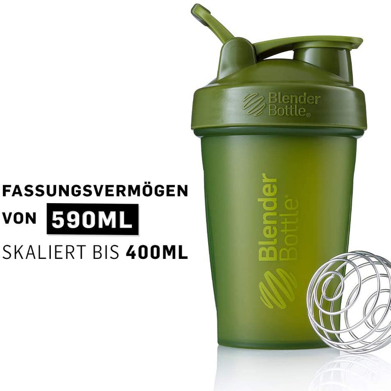 Blender Bottle Shaker für Eiweiss- und Sportgetränke Original Classic Loop