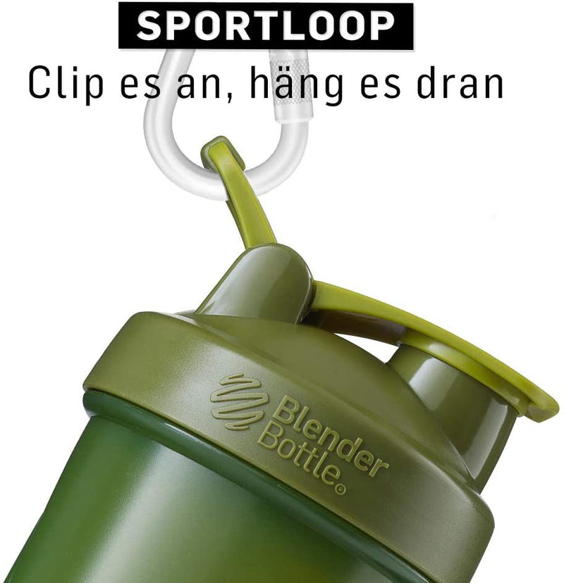 Blender Bottle Shaker für Eiweiss- und Sportgetränke Original Classic Loop