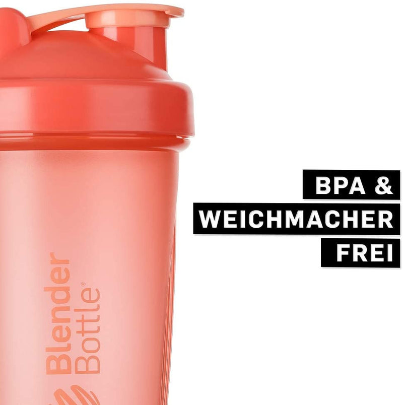 Blender Bottle Shaker für Eiweiss- und Sportgetränke Original Classic Loop