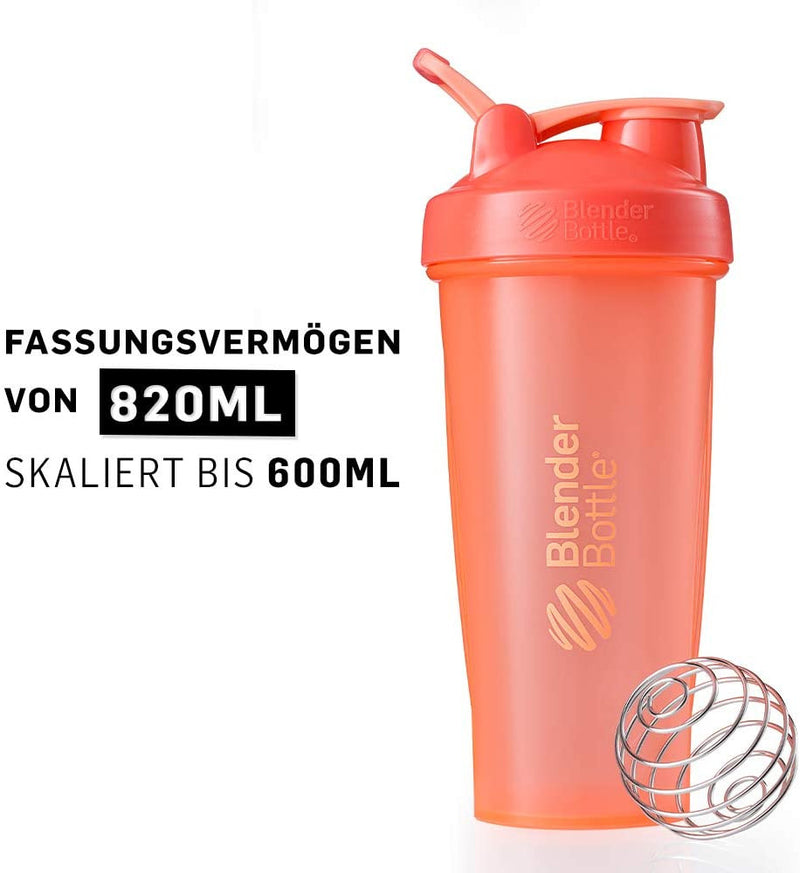 Blender Bottle Shaker für Eiweiss- und Sportgetränke Original Classic Loop