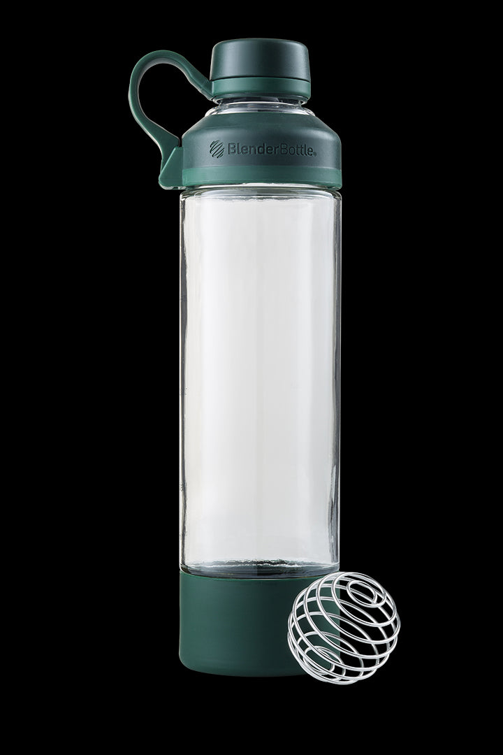 Blender Bottle Shaker für Eiweiss- und Sportgetränke Mantra Glas