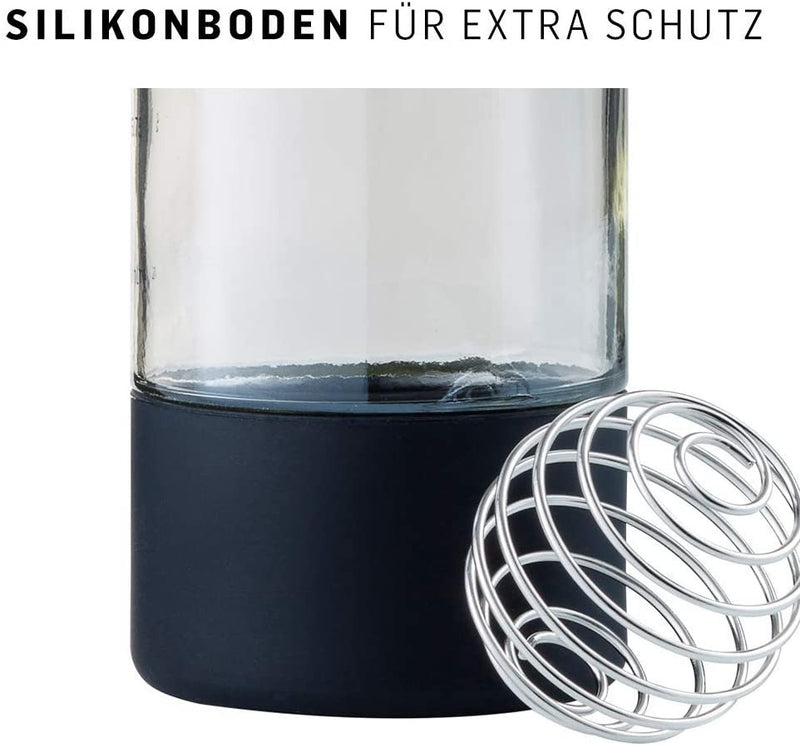 Blender Bottle Shaker für Eiweiss- und Sportgetränke Mantra Glas