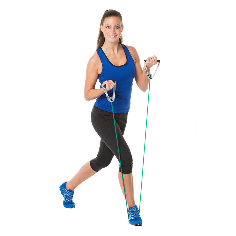 Hygenic Fitnessband Bodytrainer Tubing mit Schaumgriffen