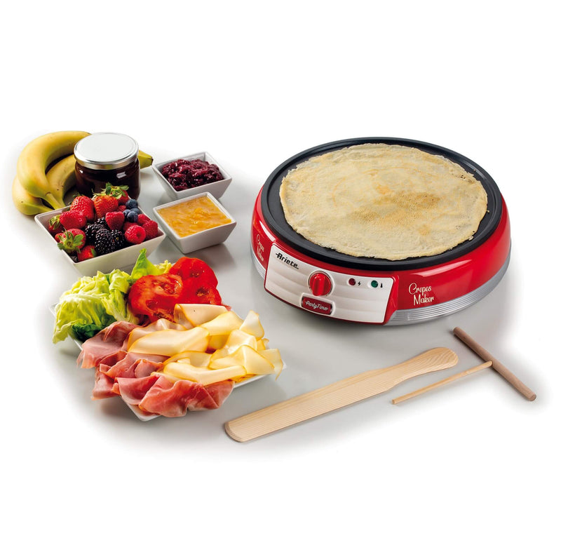 Ariete Crêpes Maker, Party Time, Red