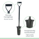 Orange Donkey garden spade grey