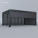 Spa Solutions Sky Pergola SkyMax Ultra Aluminium Pergola LED 4m x 6m motorisiert