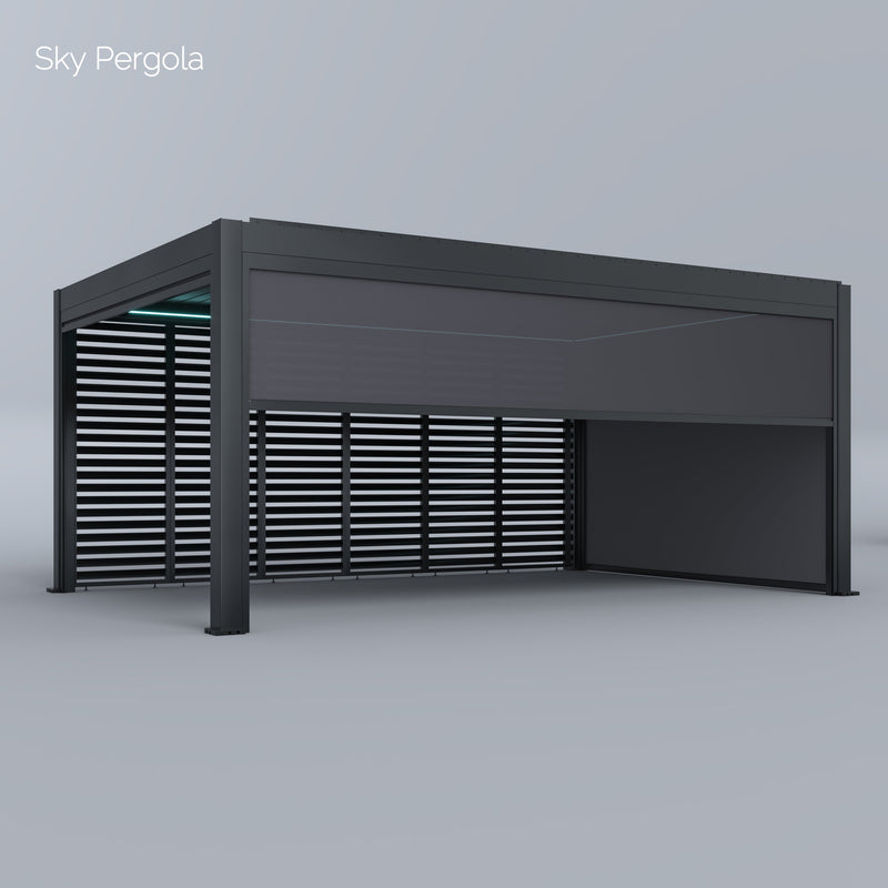 SOLUZIONI SPA Sky Pergola Skymax Ultra Alluminio pergola LED 4M X 6M MOTORIZZATO