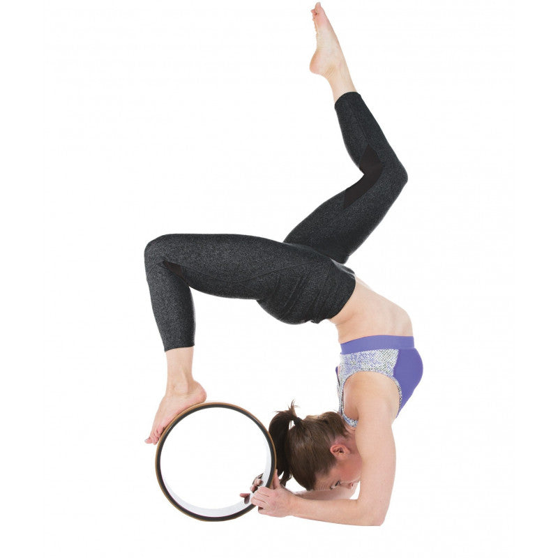 Gymstick Yoga + Pilates Accessories Yoga Wheel with a cork surface