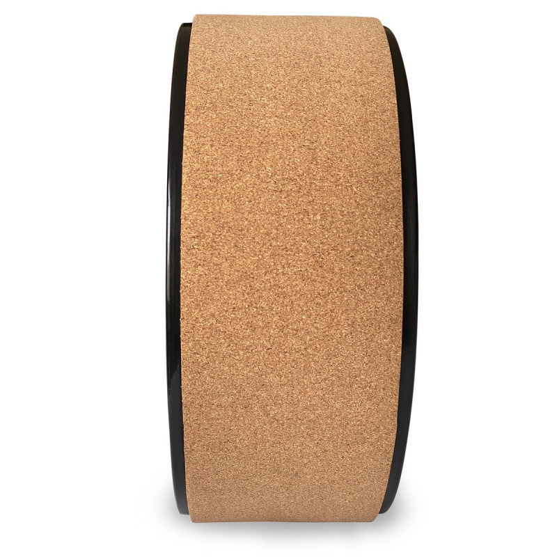 Gymstick Yoga + Pilates Accessories Yoga Wheel with a cork surface