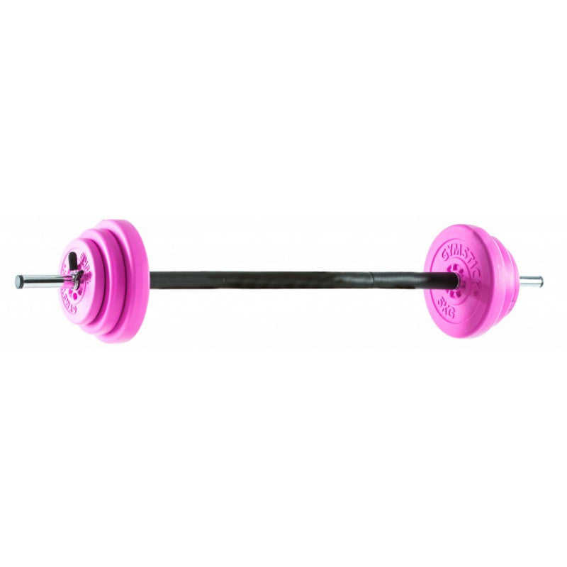 Gymstick dumbbell pump set with pink slices