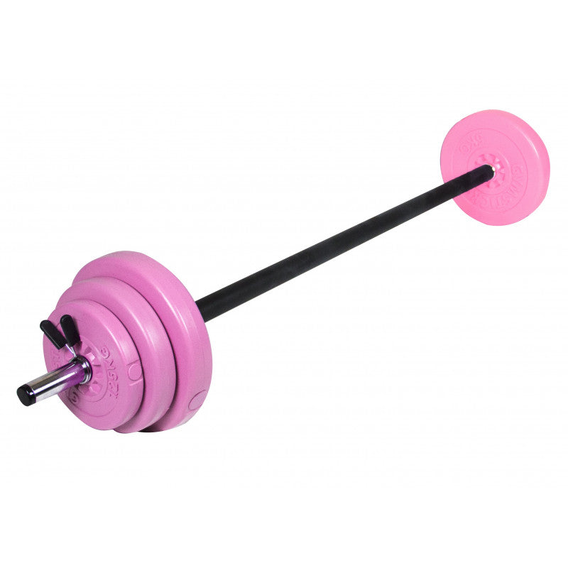 Gymstick dumbbell pump set with pink slices