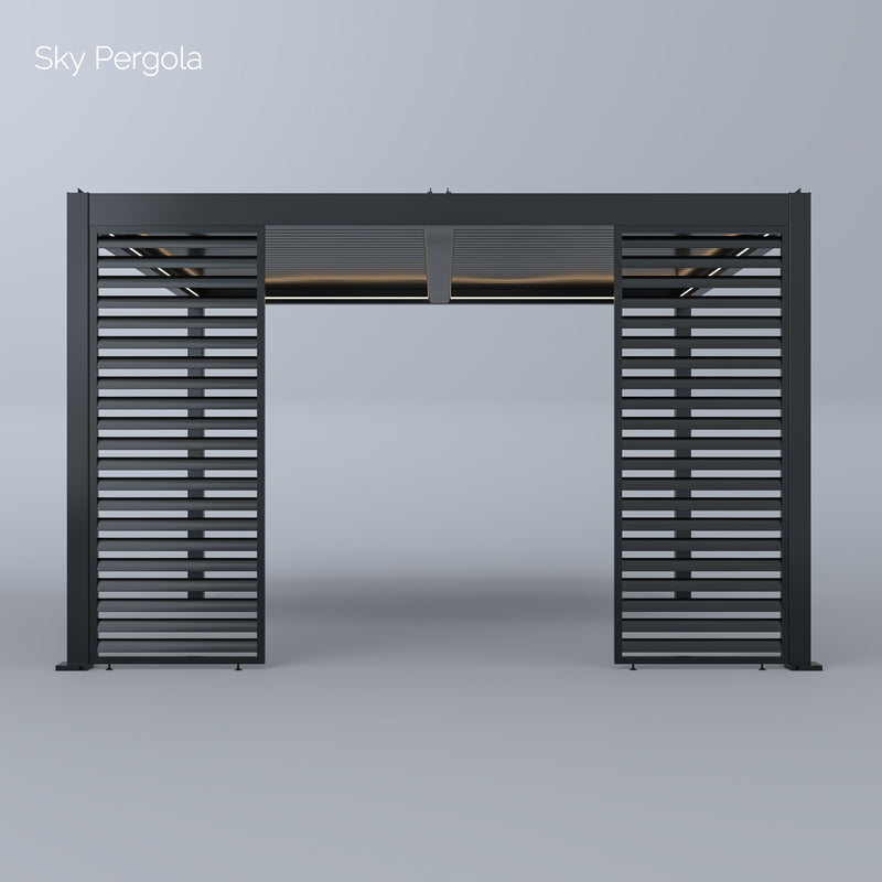 Spa Solutions Sky Pergola Skymotion LED aluminum Pergola 4m x 4m motorized
