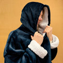 ATMOSPHERA Decke mit Ärmeln - Blau