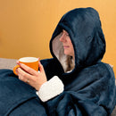 ATMOSPHERA Decke mit Ärmeln - Blau