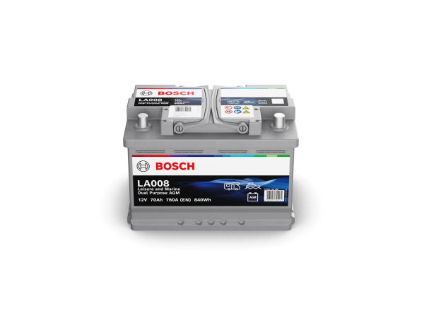 BOSCH Versorgungsbatterie AGM 12V/70Ah/760A LxBxH 278x175x190mm/S:0