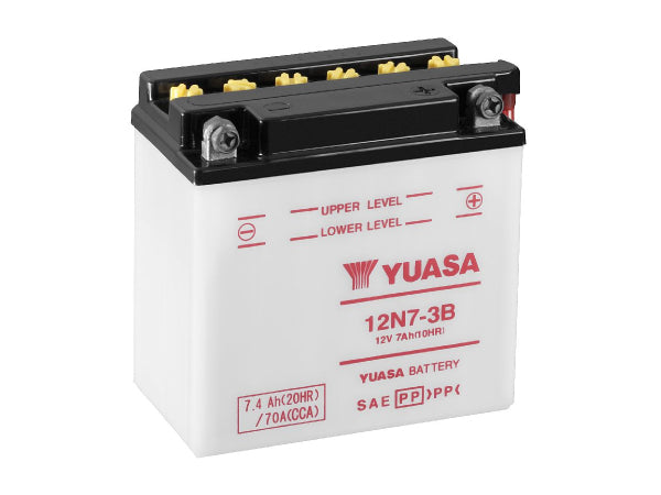 YUASA Fahrzeugbatterie Conventional 12V/7Ah/70A LxBxH: 135 // 75 // 133 // S:0