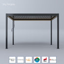 Spa Solutions Sky Pergola SkyLite ECO Aluminium Pergola LED 3m x 4m