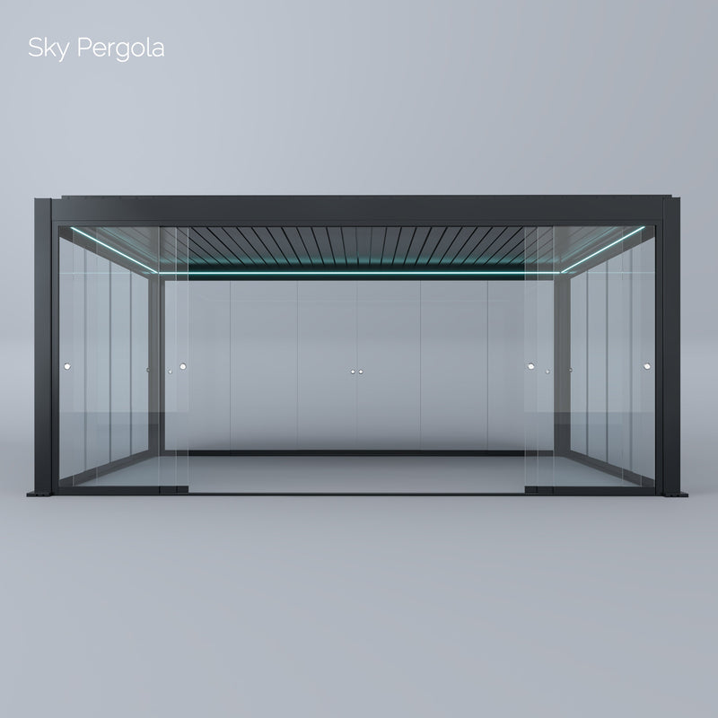 SOLUZIONI SPA Sky Pergola Skymax Ultra Alluminio pergola LED 4M X 6M MOTORIZZATO