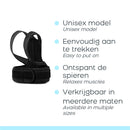 Orange Care Rückenstützgürtel Schwarzer Rückengurt - XL