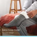 Orange Donkey Socken Cozy Slipper Grau