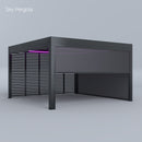 Spa Solutions Sky Pergola Skygrand Master Aluminium Pergola LED 5m x 5m motorisé