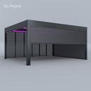 Solutions de spa Sky Pergola Skygrand Master Aluminium Pergola LED 5m x 6m motorisé