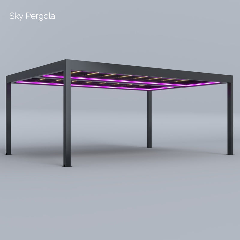 Spa Solutions Sky Pergola Skygrand Master Aluminium Pergola LED 5m x 7m motorisé