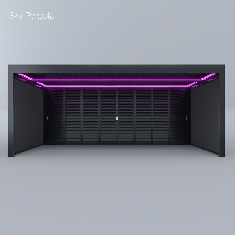 Spa Solutions Sky Pergola Skygrand Master Aluminium Pergola LED 5m x 7m motorisé