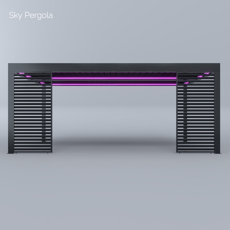 Spa Solutions Sky Pergola Skygrand Master Aluminium Pergola LED 5m x 7m motorisé